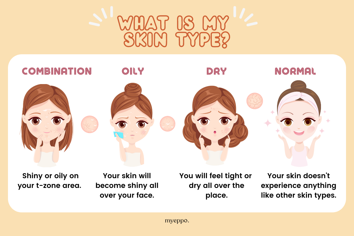 myeppo skin types combination normal oil dry