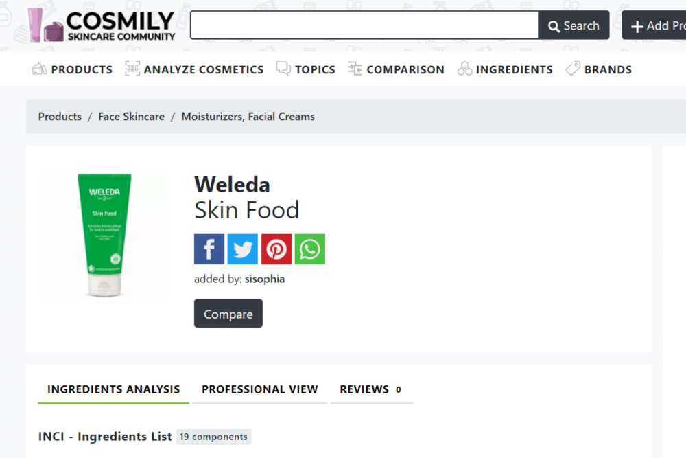 Skincare Ingredients Checker 5 sites will Analyse the Ingredients