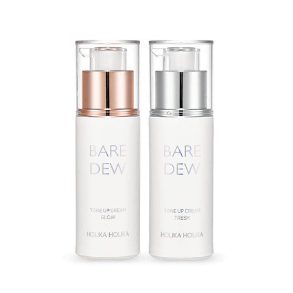 holika holika bare dew tone up cream myeppo