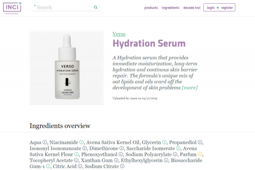 Skincare Ingredients Checker 5 sites will Analyse the Ingredients