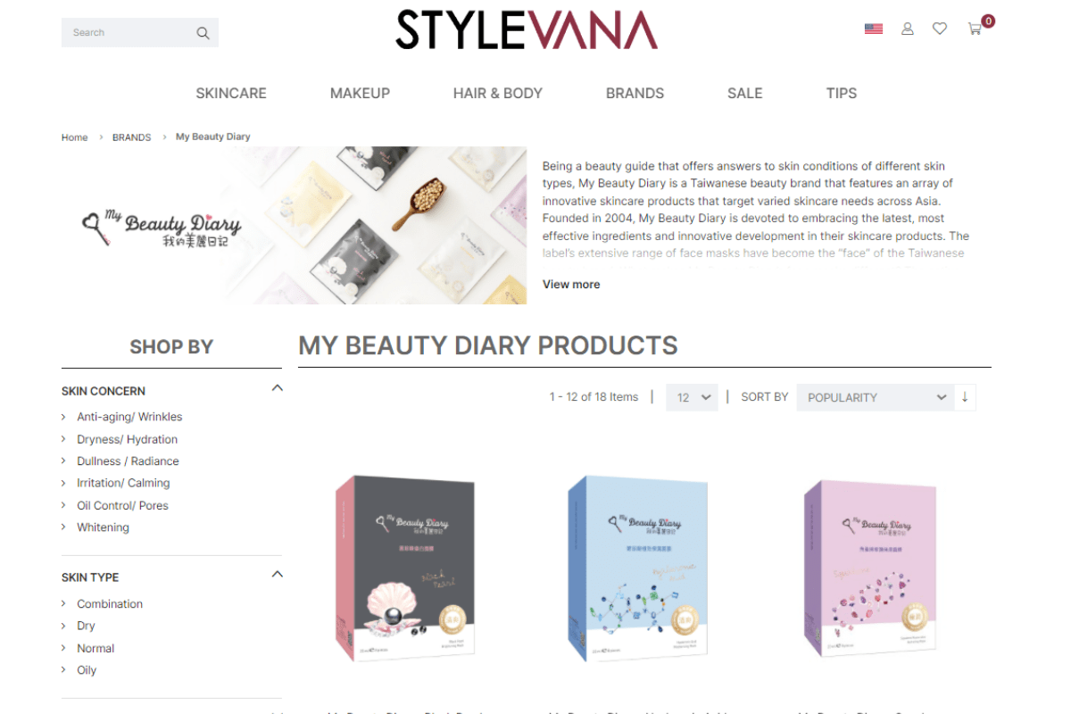 stylevana my beauty diary mask myeppo