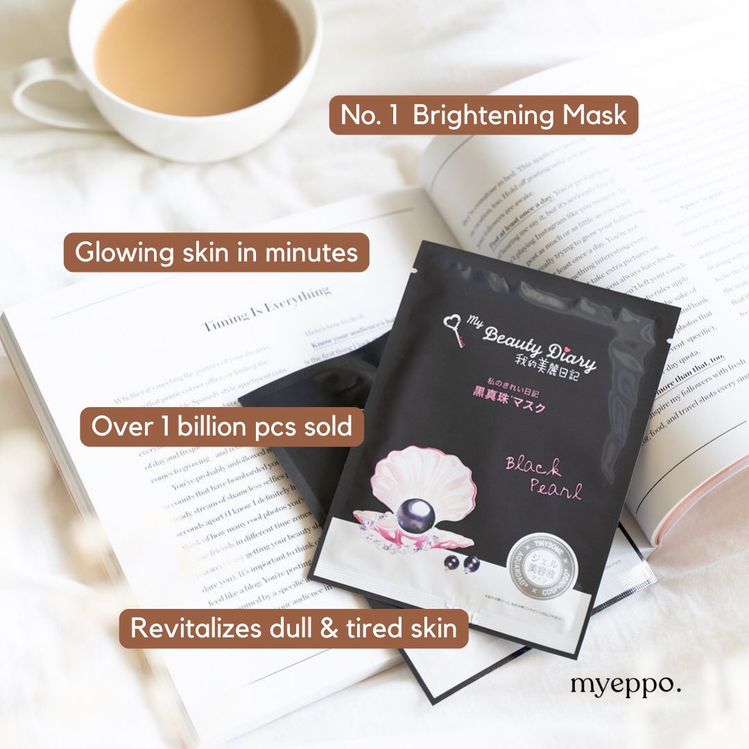 My Beauty Diary Black Pearl Brightening Mask Features