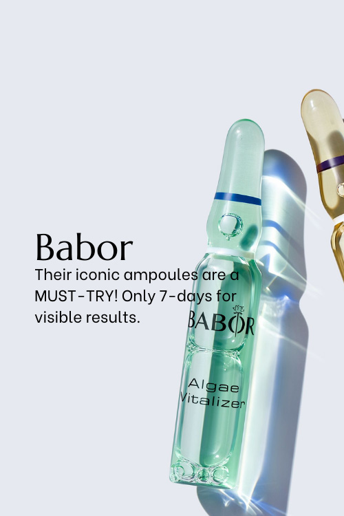 Their iconic ampoules are a MUST - TRY!