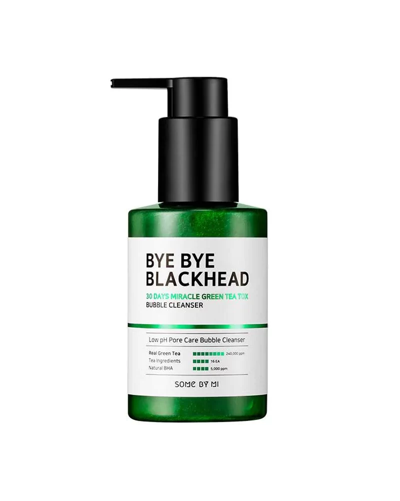 SOME BY MI Bye Bye Blackhead 30 Days Green Tea Tox Bubble Cleanser (120ml)